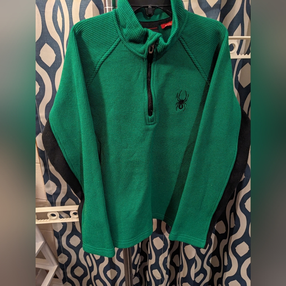 Spyder Pullover Sweater Coat medium 10-12
